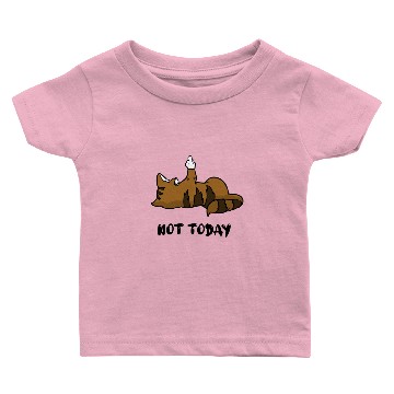 Discover Cat Middle Finger not today Baby T-shirts