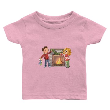 Discover Decorating Fireplace Baby T-shirts