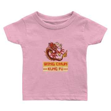 Discover Wing Chun Kung Fu chinese dragon Baby T-shirts