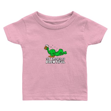 Discover Funny Drunk ET Alien Beer Drinker Craft Beer Baby T-shirts