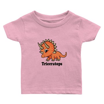 Discover Triceratops Cute Dinosaur Baby T-shirts