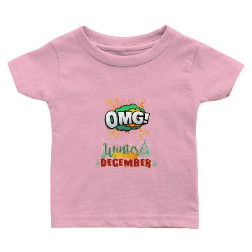 Discover OMG! Winter is here it's December Baby T-shirts