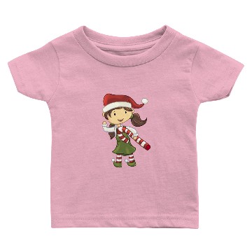 Discover Girl Elf Waving Baby T-shirts