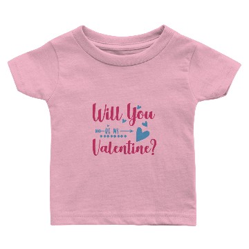 Discover Will you be my Valentine ? Baby T-shirts