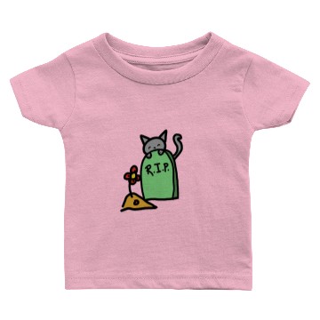 Discover Graveyard Kitty Cat Baby T-shirts