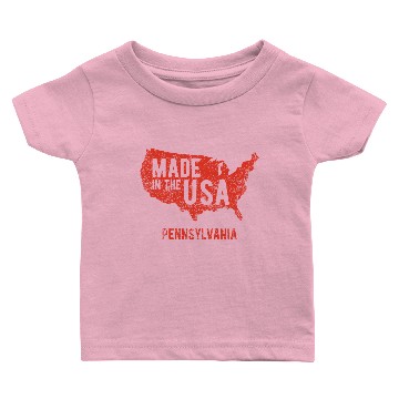 Discover Made in the USA Pennsylvania Baby T-shirts