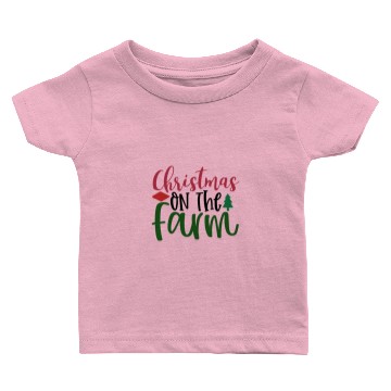 Discover Christmas Farm Baby T-shirts