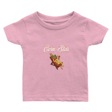 Discover Corn Star Funny Maize Farmer Pornstar Baby T-shirts