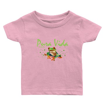 Discover Costa Rica Rain Forest Frog Souvenir Baby T-shirts