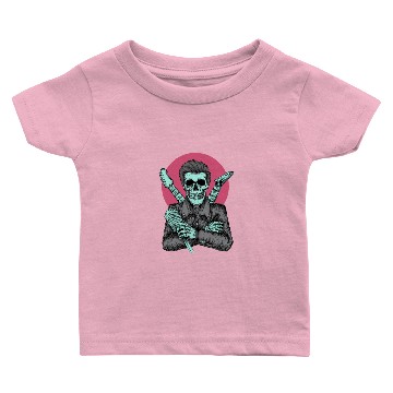 Discover Rockstar Skeleton Baby T-shirts