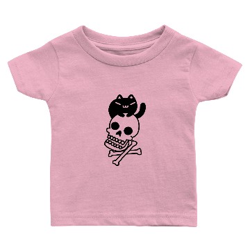 Discover Cat And Crossbones Baby T-shirts