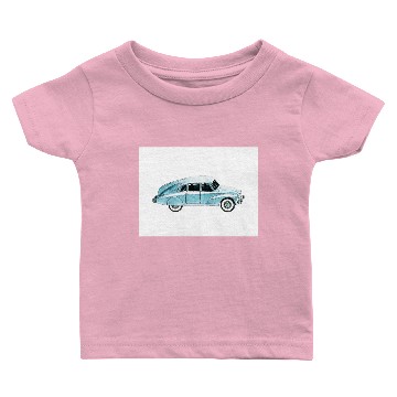 Discover Turquoise Hot Rod Baby T-shirts