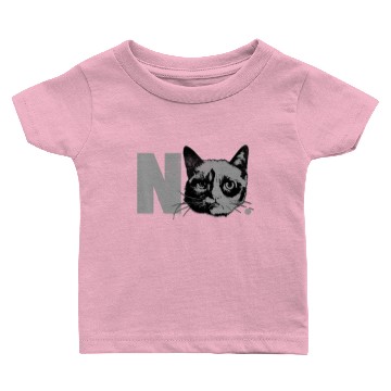 Discover Grumpy Cat Big No Face Graphic Baby T-shirts