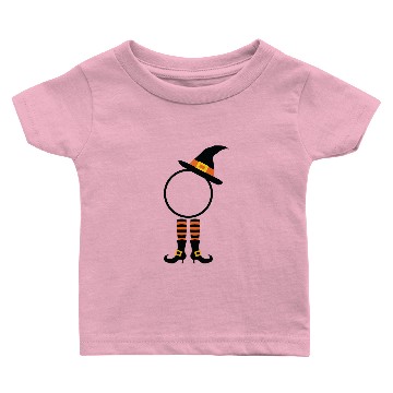 Discover Witch Legs Monogram Baby T-shirts
