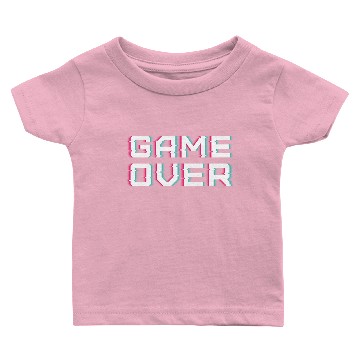 Discover Game Over. Ripple Text Effect. Baby T-shirts