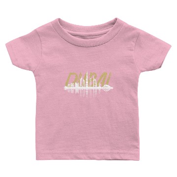 Discover Dubai Skyline Baby T-shirts