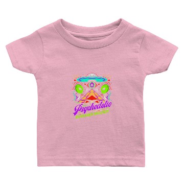 Discover Illuminati Pyramid Alien - Psychedelic Research Baby T-shirts