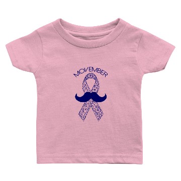 Discover Movember mustache Baby T-shirts