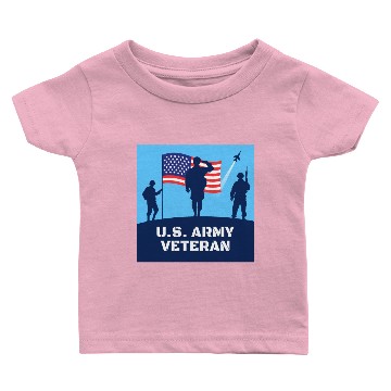Discover U.S. Army Veteran Baby T-shirts