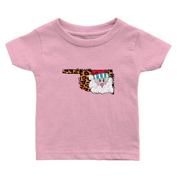 Discover Leopard Santa Oklahoma Baby T-shirts