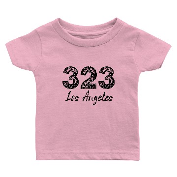 Discover 323 Los Angeles Area Code Baby T-shirts