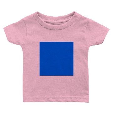 Discover Absolute Zero Blue Plain Solid Color Design Baby T-shirts