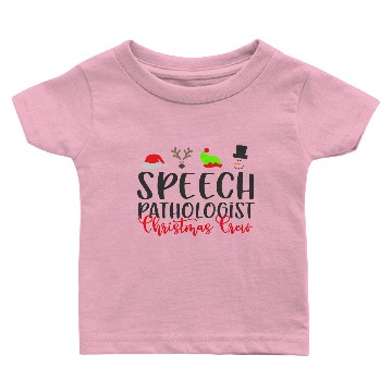 Discover Christmas SLP speech pathologist Baby T-shirts