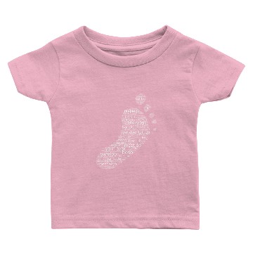 Discover Barefoot from Words Baby T-shirts