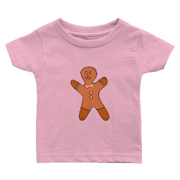 Discover Christmas Gingerbread Men Cookie Baby T-shirts