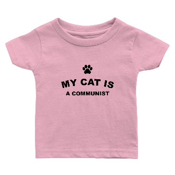Discover My Cat Is A Communist Baby T-shirts