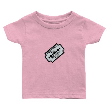 Discover Razor blade | Suicide | Depression | black comedy Baby T-shirts