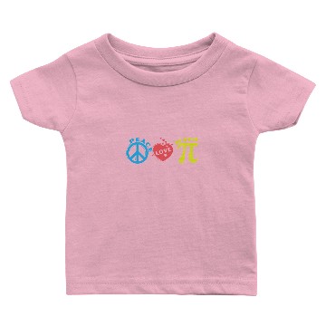 Discover Peace Love Math Baby T-shirts