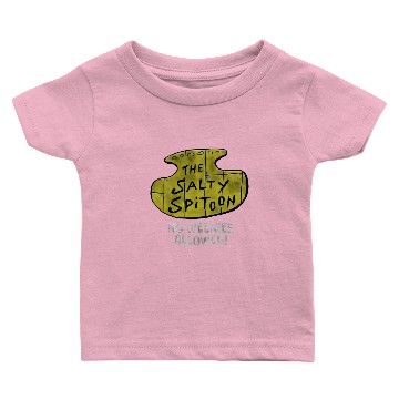Discover Spongbob The Salty Spitoon Sign Baby T-shirts