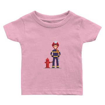 Discover Firefighter Baby T-shirts