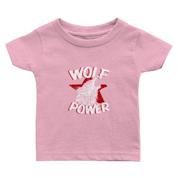 Discover Evil Wolf Face Moon Wolves Gift Baby T-shirts