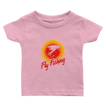 Discover Flyfisher Fly Trout Anglers Baby T-shirts