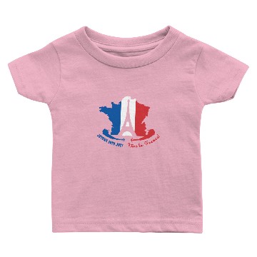 Discover 14th July Bastille Baby T-shirts