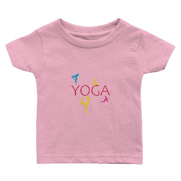 Discover Yoga training exercises Namaste Baby T-shirts