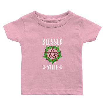 Discover Blessed Yule Pagan Winter Solstice design Baby T-shirts