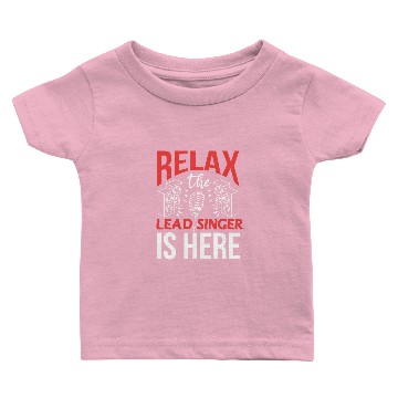 Discover Lead Singer Singing Band Microphone Music Musician Baby T-shirts