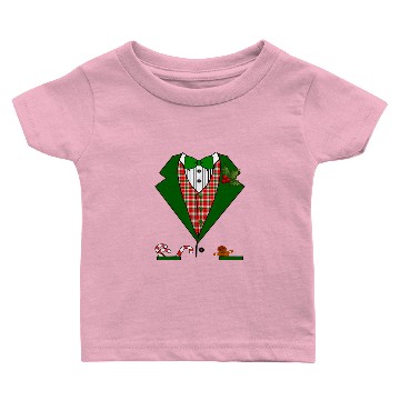 Discover Tuxedo For Men Boys Christmas Red Green Baby T-shirts