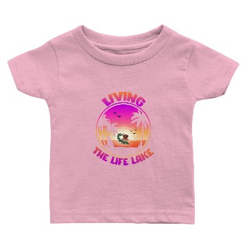 Discover living the lake life Baby T-shirts