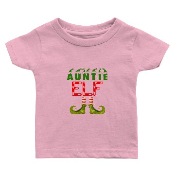 Discover Auntie Elf Funny Group Matching Family Pyjamas Baby T-shirts
