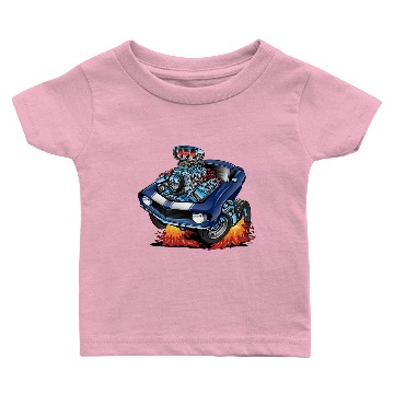 Discover Classic Sixties American Muscle Car Cartoon Baby T-shirts