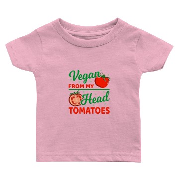 Discover Tomato Red Round Vegetable Gift Idea Baby T-shirts