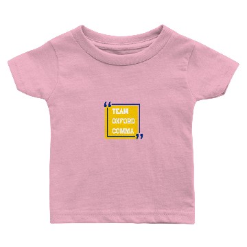 Discover Team Oxford Comma Baby T-shirts
