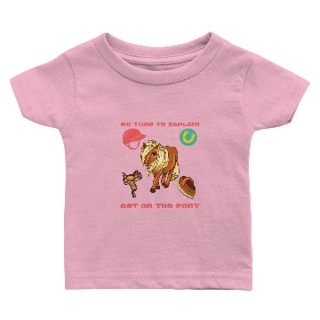 Discover Pony gift idea rider saying Shetland pony Baby T-shirts