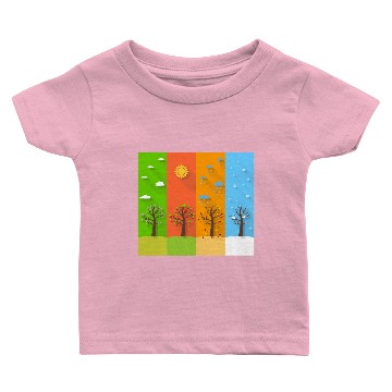 Discover Cherry tree four seasons development Baby T-shirts
