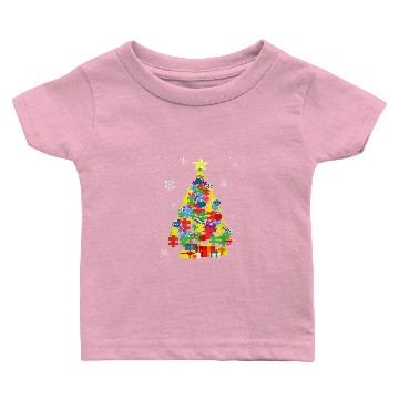 Discover Autism Christmas Tree Baby T-shirts