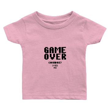Discover Game Over Baby T-shirts